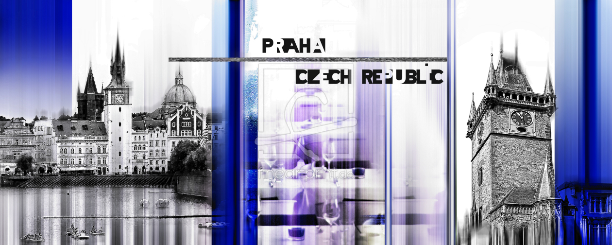 Bild-Nr.: 11545218 Czech Republic - Prag Collage Abtrakt 03 erstellt von Galerie-Fotoeffekt