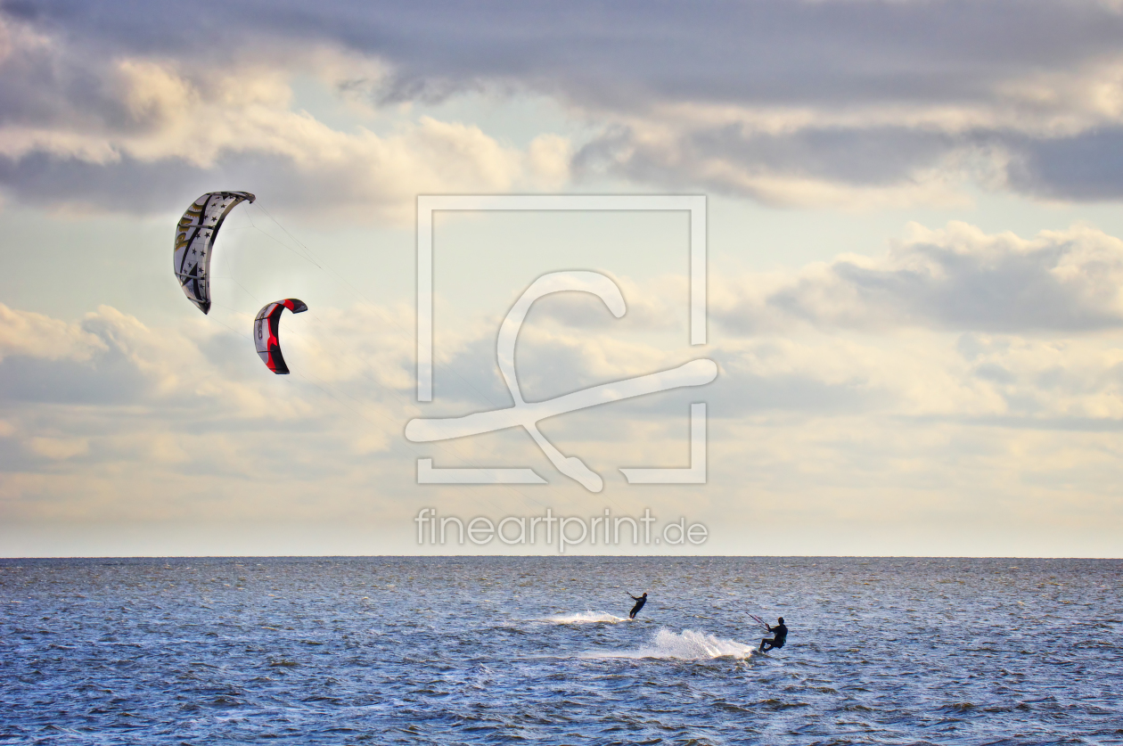 Bild-Nr.: 11545878 Kitesurfen - Nordsee erstellt von Angela  Dölling