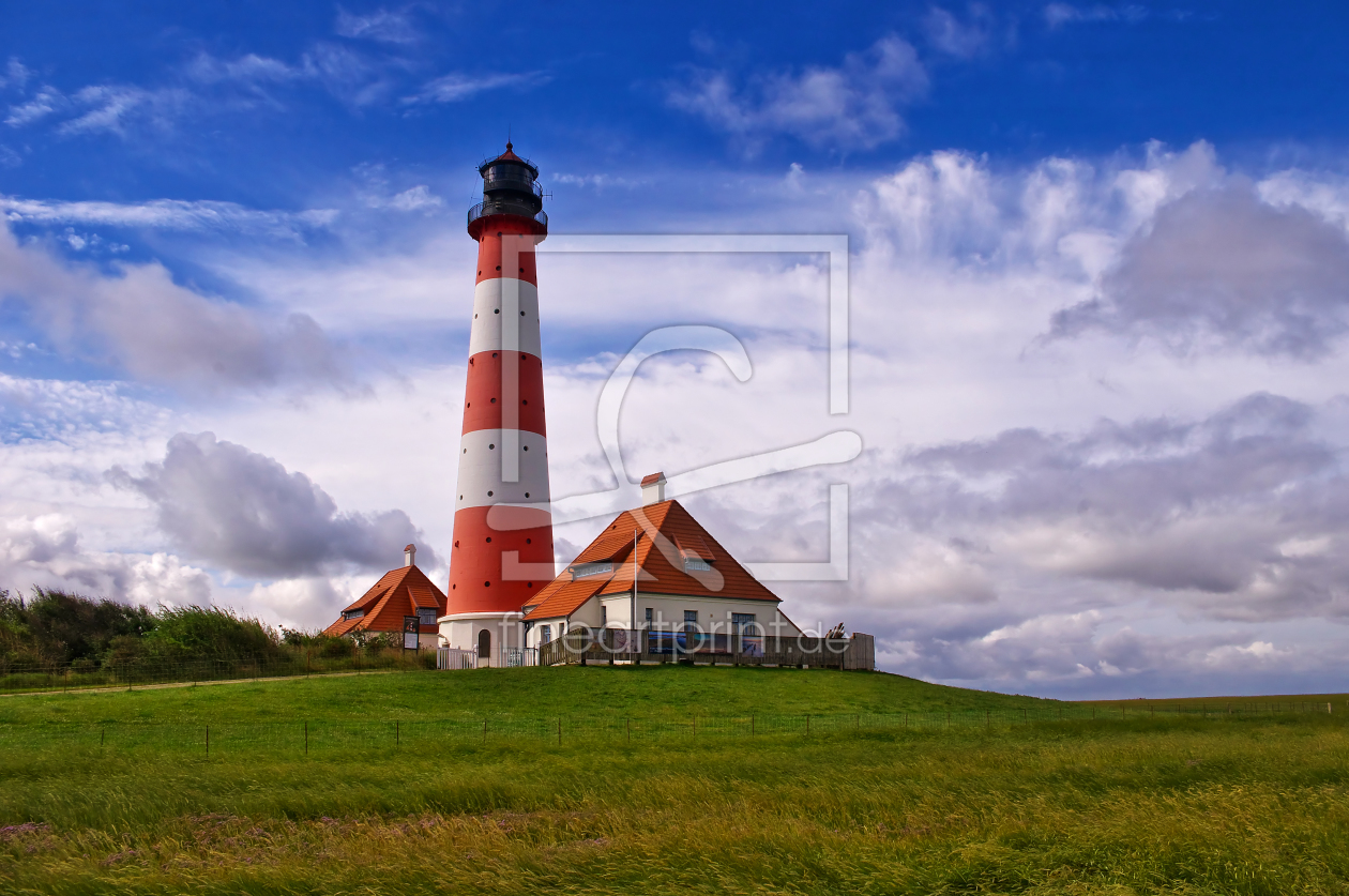 Bild-Nr.: 11545886 Leuchtturm Westerheversand erstellt von Angela  Dölling