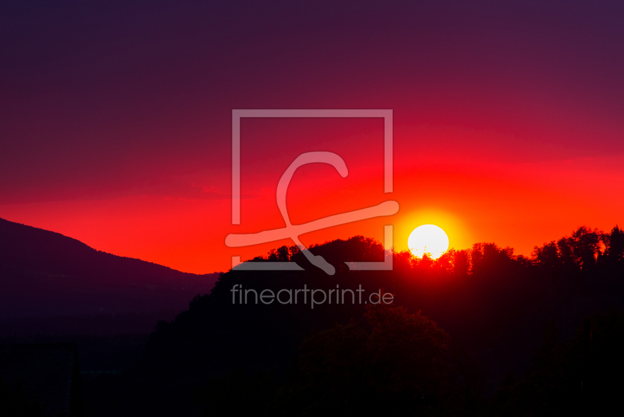 Bild-Nr.: 11546670 Ein farbiger Sonnenuntergang erstellt von lukashilzensauer