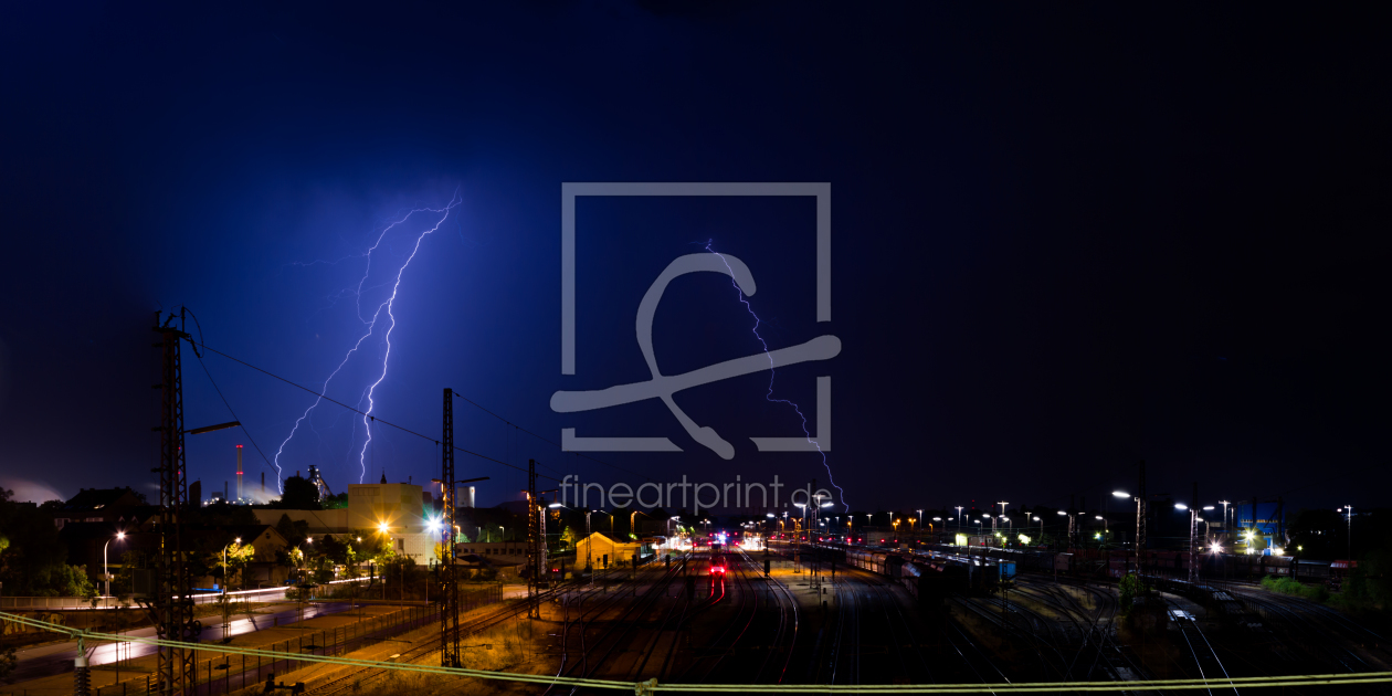 Bild-Nr.: 11551722 Dillingen - Bahnhofsgewitter erstellt von Peter Jungmann