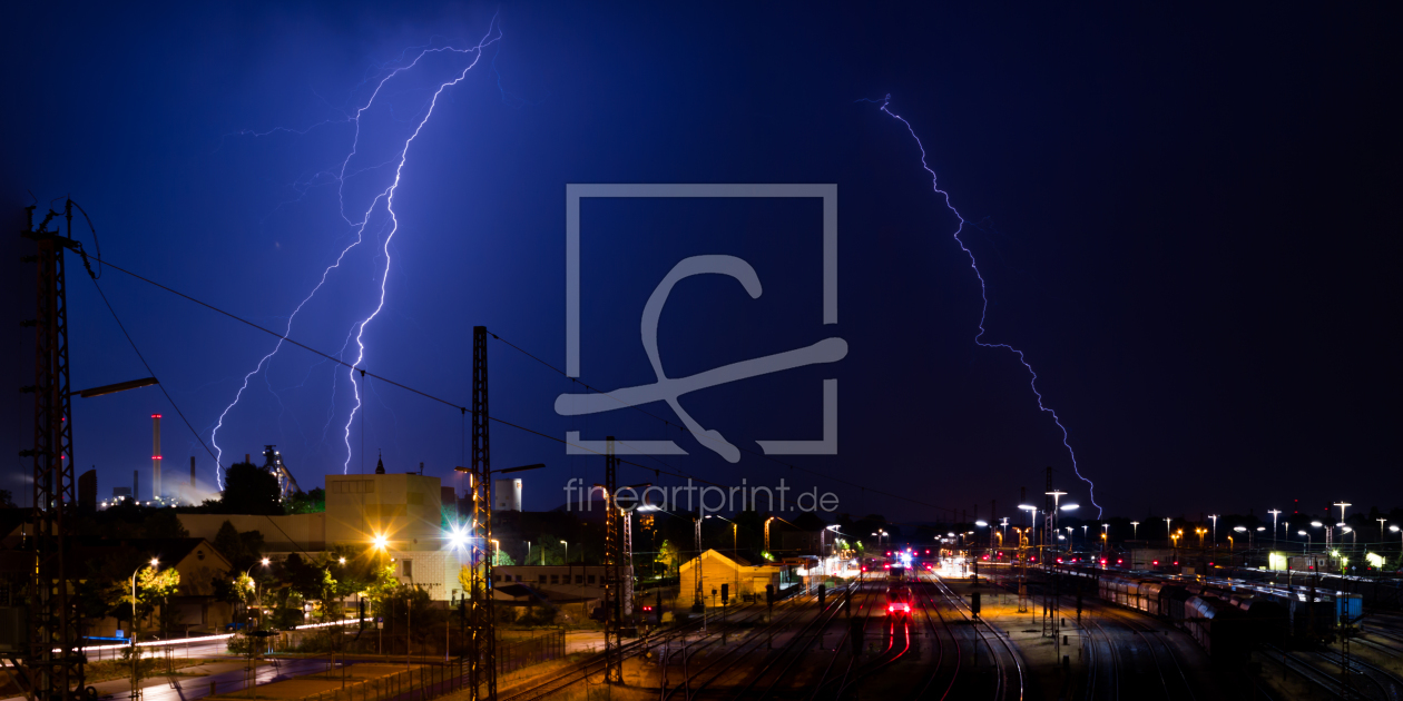 Bild-Nr.: 11551788 Dillingen - Bahnhofsgewitter II erstellt von Peter Jungmann