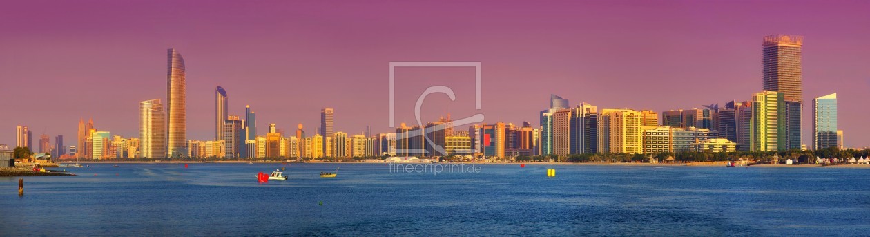Bild-Nr.: 11552304 Sonnentergang Abu Dhabi erstellt von Ina  Penning