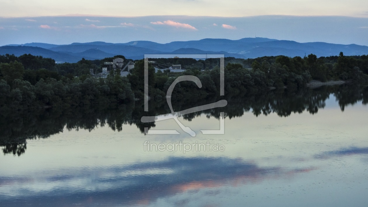 Bild-Nr.: 11554146 abendlicher Blick über den Rhein,  F -> D erstellt von isitasitis