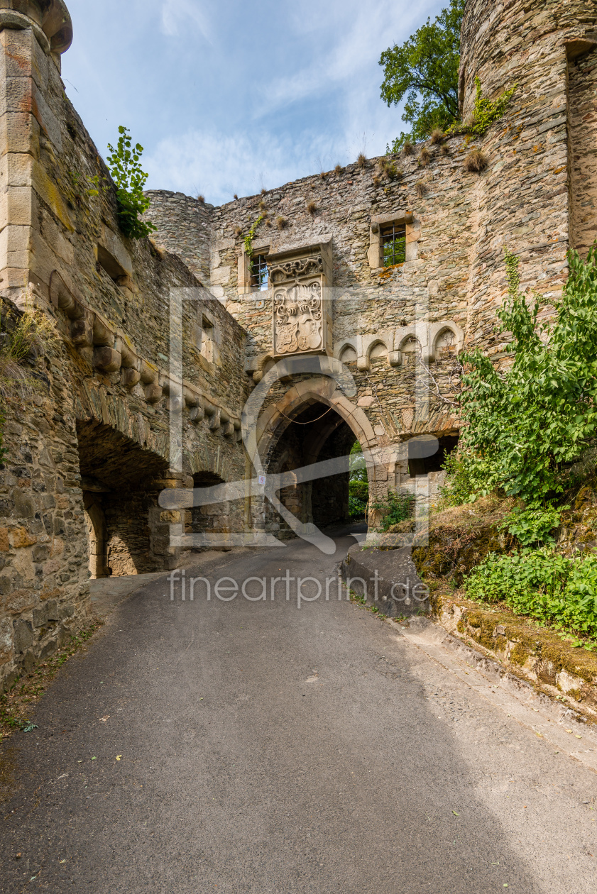 Bild-Nr.: 11557636 Schloss Dhaun-inneres Tor erstellt von Erhard Hess