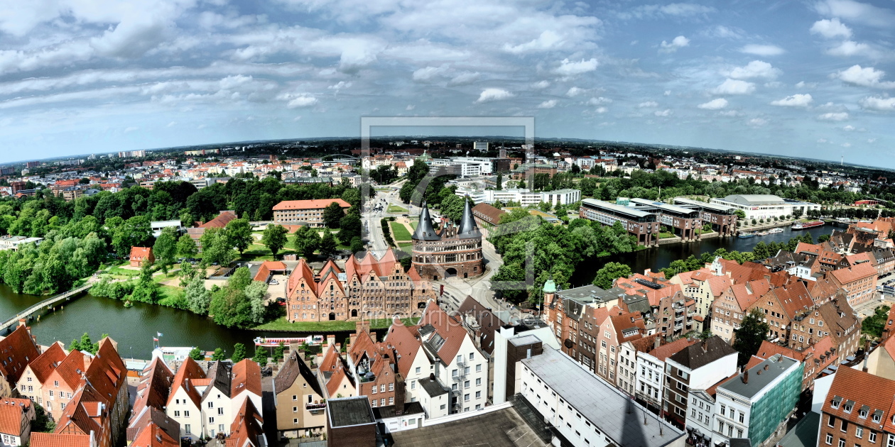 Bild-Nr.: 11558004 Lübeck Panorama erstellt von Foxx