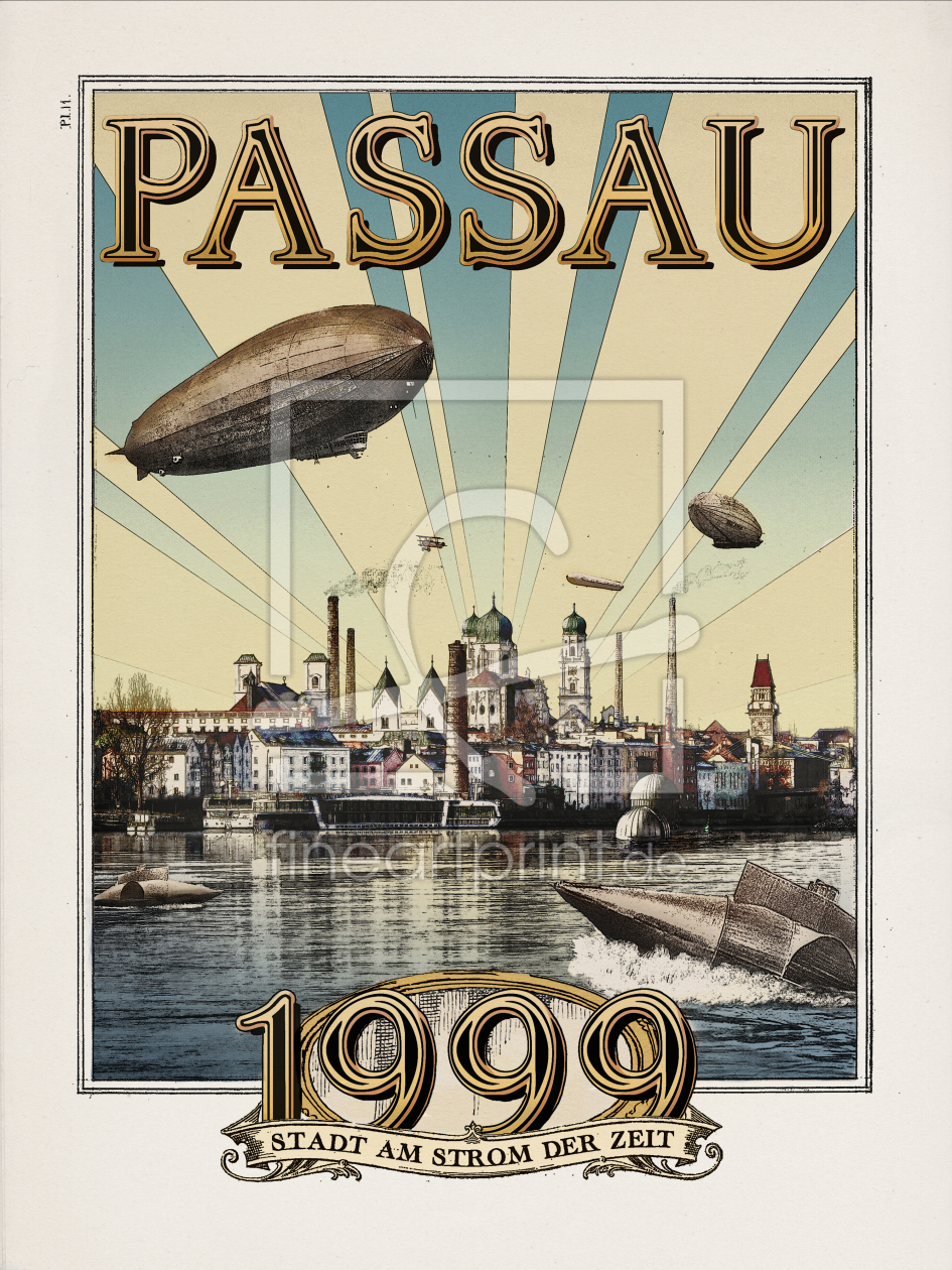 Bild-Nr.: 11560052 passau retro future color erstellt von passauposter