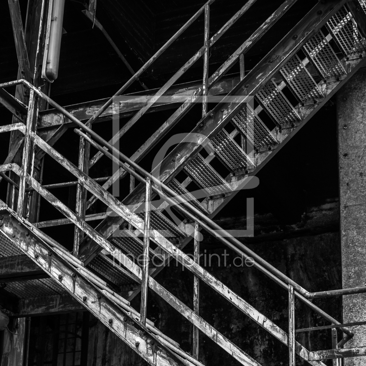 Bild-Nr.: 11560200 alte Stahltreppe erstellt von Image24