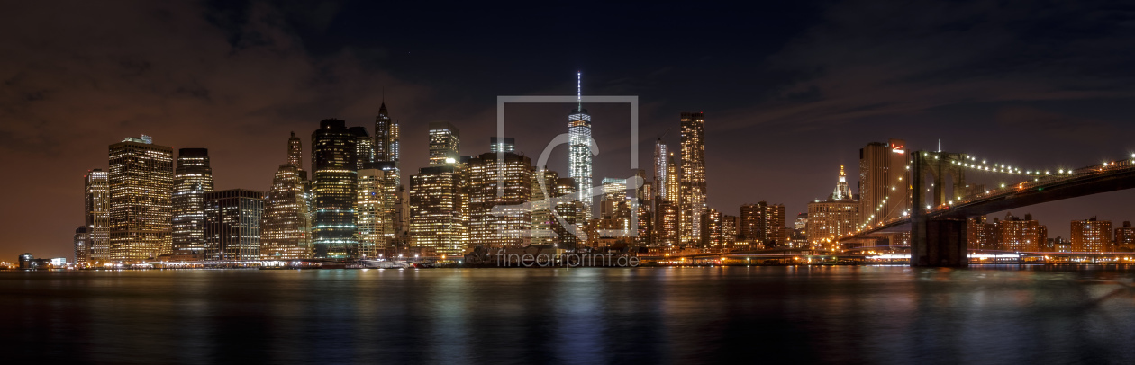 Bild-Nr.: 11562082 Manhattan Skyline at Night erstellt von Thomas Gerber