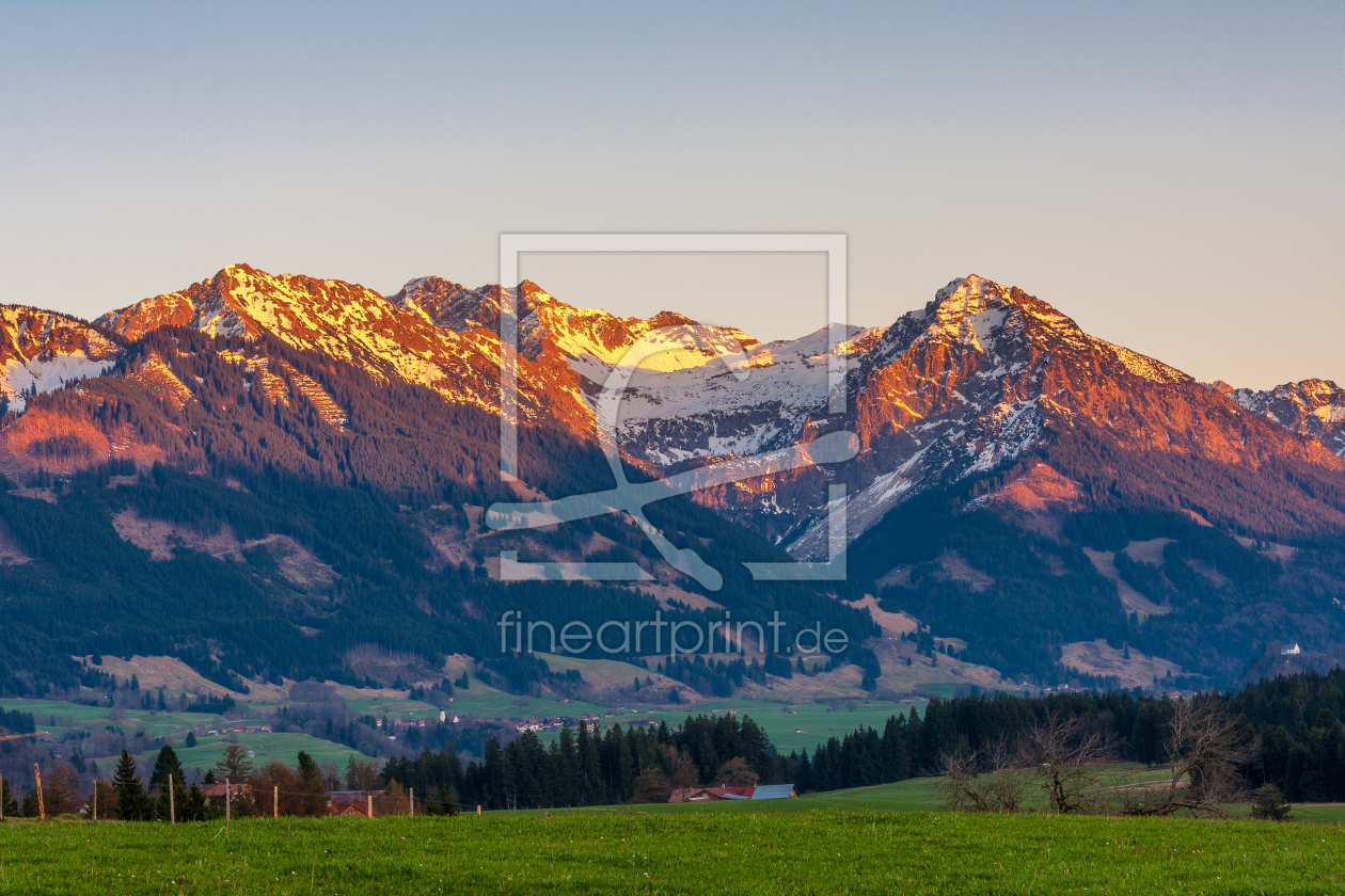 Bild-Nr.: 11562290 Oberallgäuer Alpenglühen erstellt von TomKli