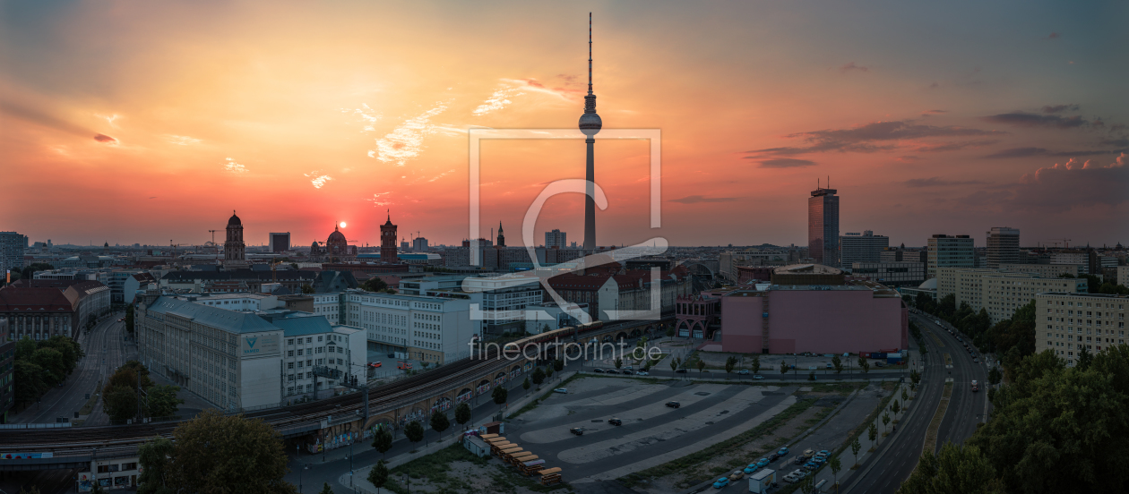 Bild-Nr.: 11563224 Berlin - Skyline Panorama Jannowitzbrücke Sunset erstellt von Jean Claude Castor