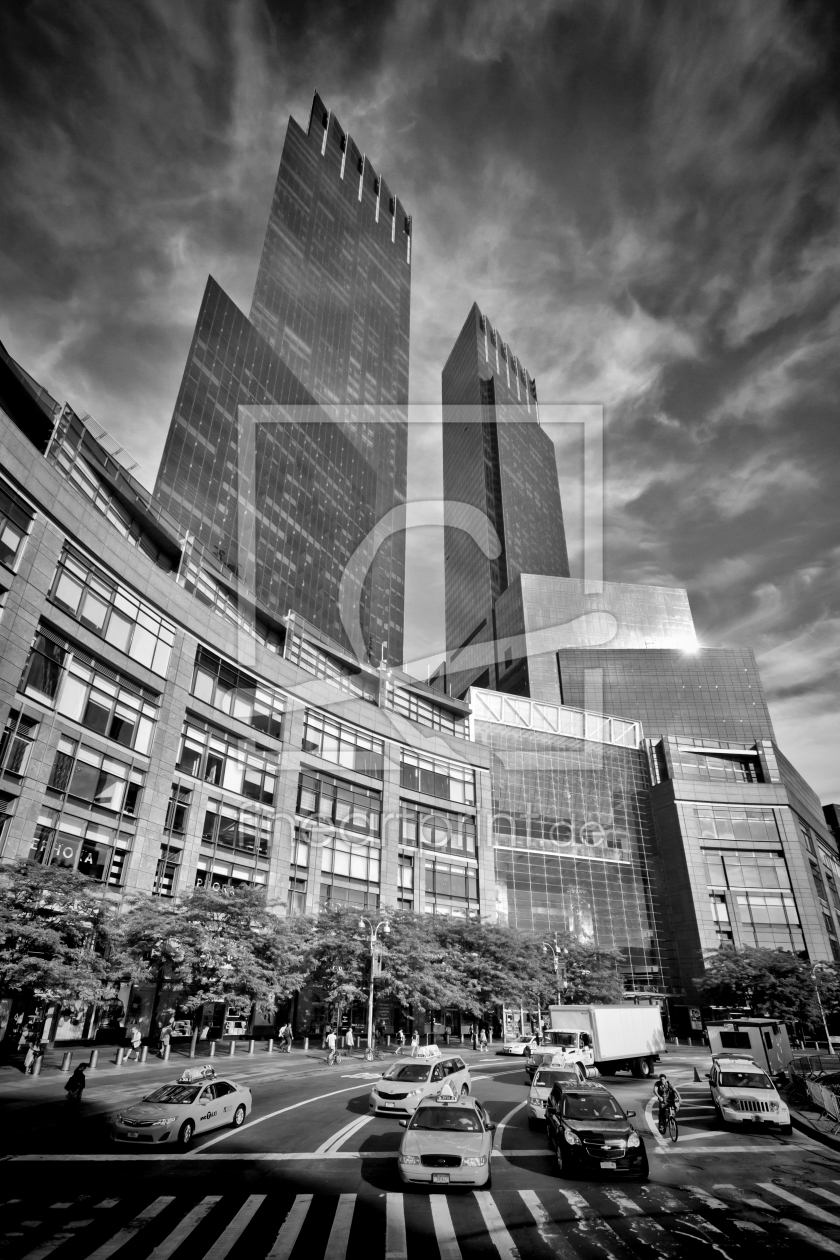 Bild-Nr.: 11567580 NYC Columbus Circle - Monochrom erstellt von Melanie Viola