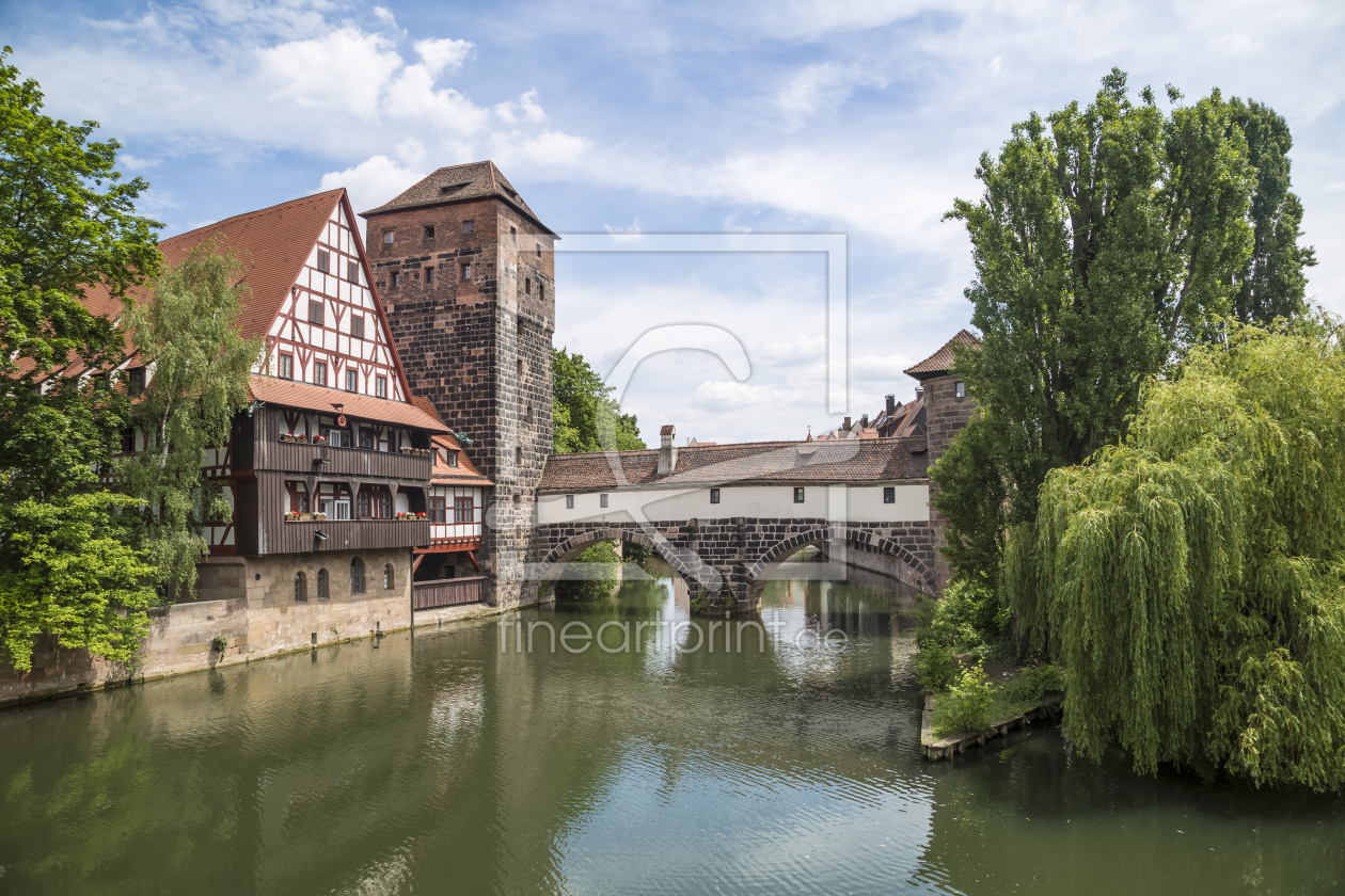 Bild-Nr.: 11571328 NÜRNBERG Blick von der Maxbrücke zum Henkersteg  erstellt von Melanie Viola