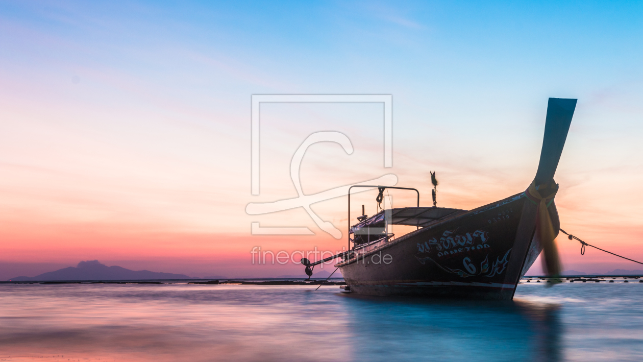 Bild-Nr.: 11571784 boot im sonnenaufgang erstellt von KundenNr-293990