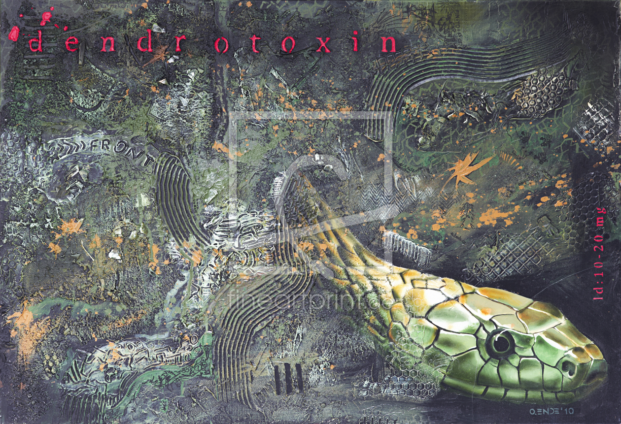 Bild-Nr.: 11573812 Dendrotoxin erstellt von Oliver Ende