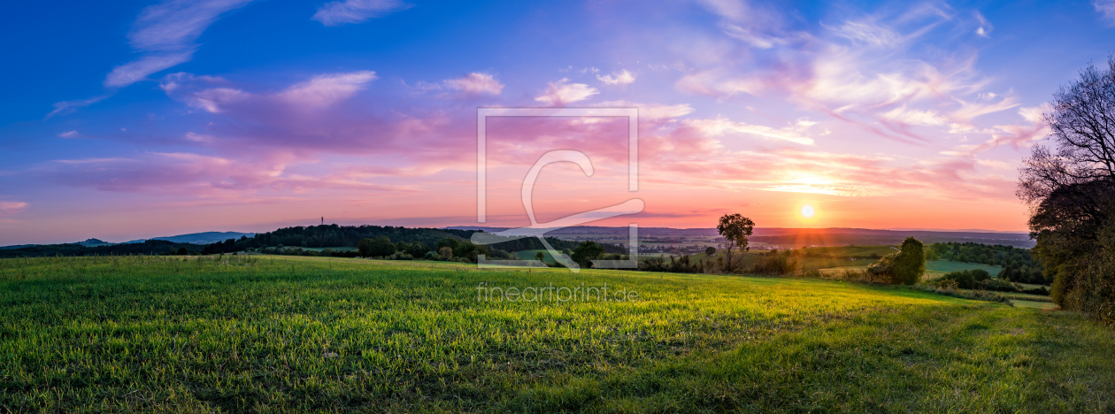 Bild-Nr.: 11577968 Sonnenuntergang über dem Odenwald erstellt von Bart-Achilles