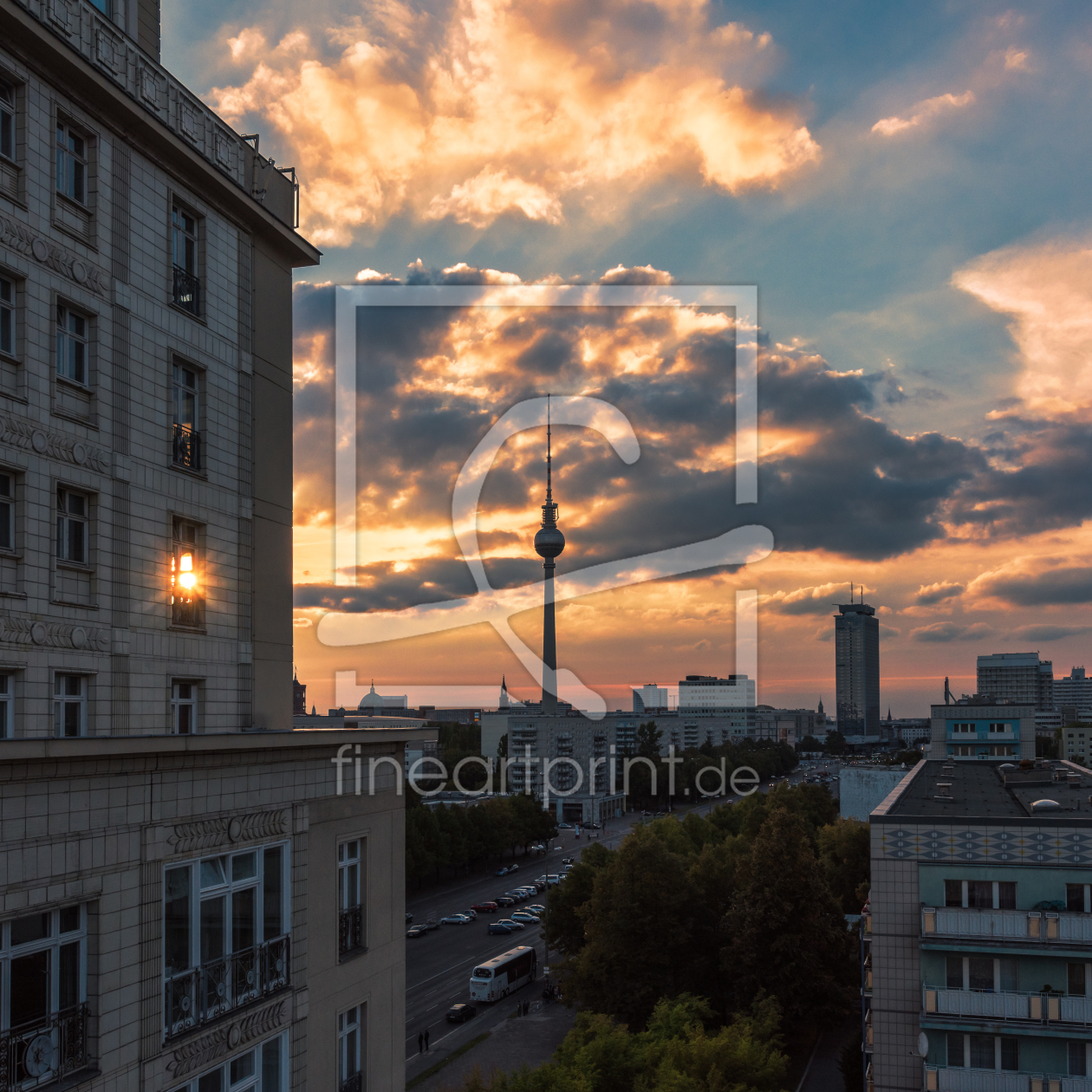 Bild-Nr.: 11584488 Berlin - Strausberger Platz Sunset 2 erstellt von Jean Claude Castor