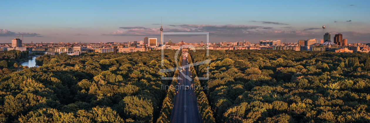 Bild-Nr.: 11585652 Berlin - Skyline Tiergarten Panorama erstellt von Jean Claude Castor