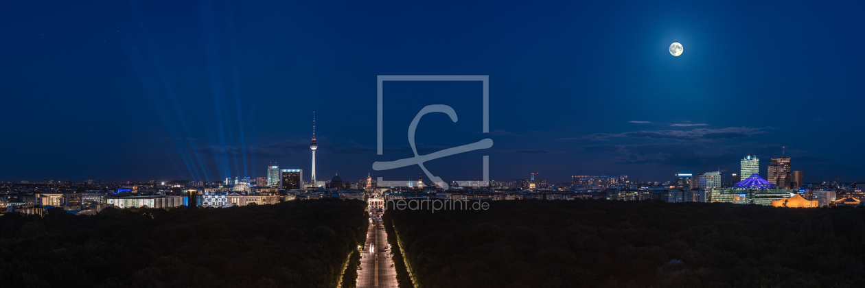 Bild-Nr.: 11585658 Berlin - Skyline Tiergarten zur blauen Stunde erstellt von Jean Claude Castor