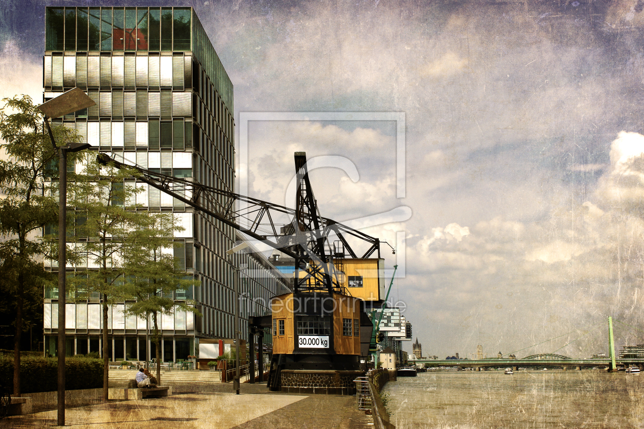 Bild-Nr.: 11589478 Kölner Zollhafen - Texturversion erstellt von yammay