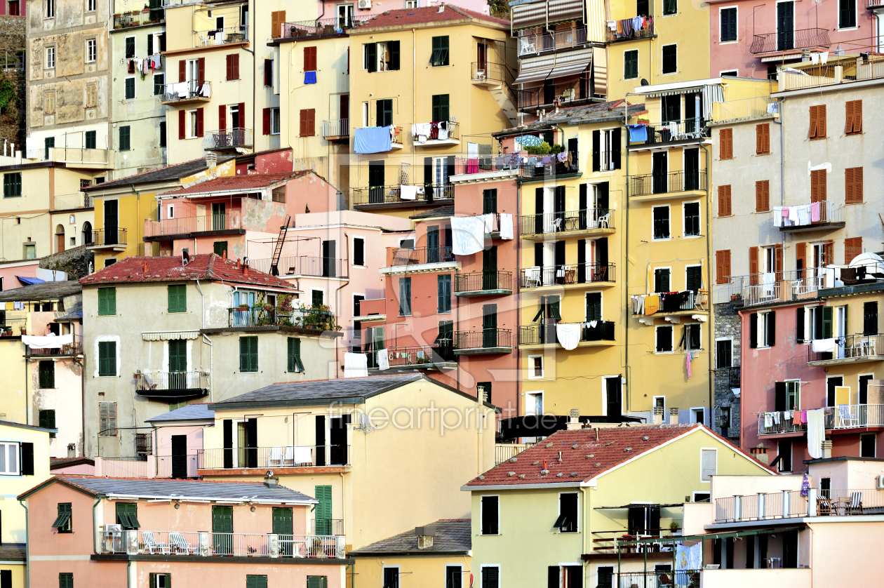 Bild-Nr.: 11591026 Bunte Häuser von Manarola, Cinque Terre erstellt von KundenNr-160338