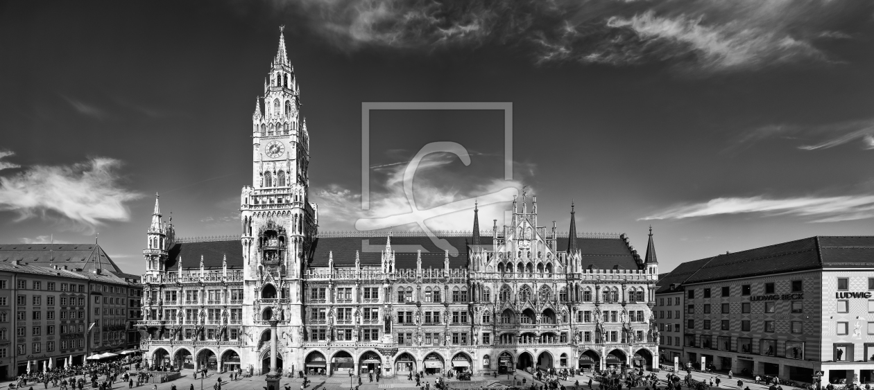 Bild-Nr.: 11592188 Rathaus München B&W erstellt von DenisFeiner