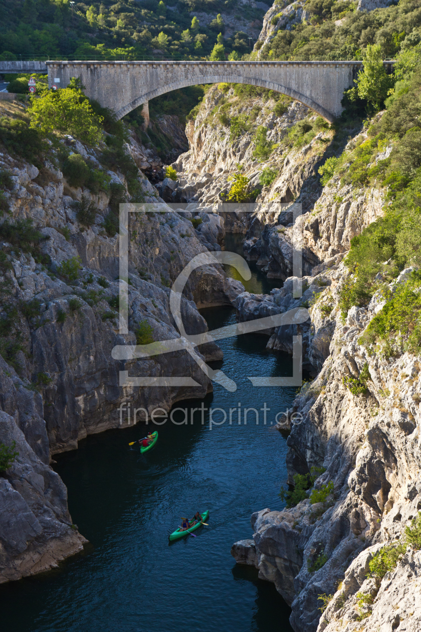 Bild-Nr.: 11594122 Felsenschlucht mit Kajak in Südfrankreich 2 erstellt von Anja Schäfer