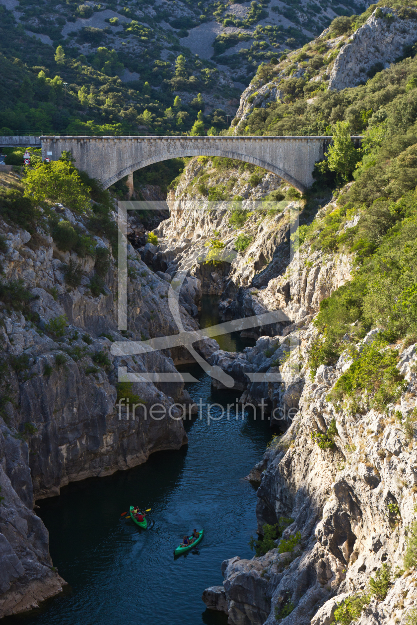 Bild-Nr.: 11594126 Felsenschlucht mit Kajak in Südfrankreich 3 erstellt von Anja Schäfer