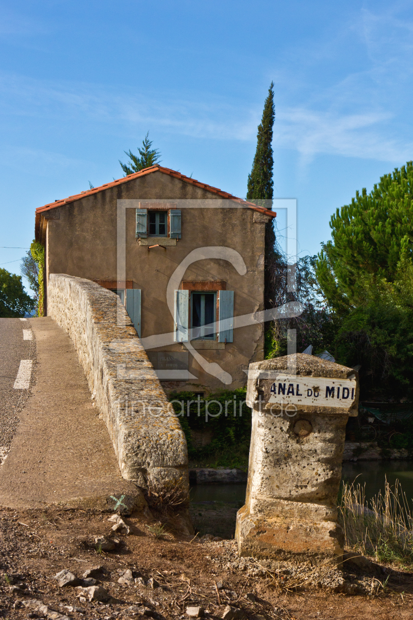 Bild-Nr.: 11595152 Pont de Pigasse am Canal du midi  erstellt von Anja Schäfer