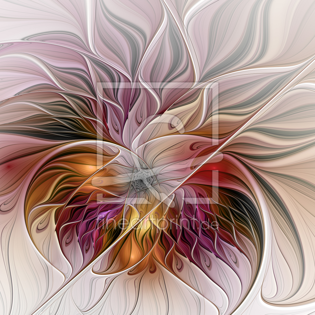 Bild-Nr.: 11596574 Farbenfrohe Blumenabstraktion erstellt von gabiw-art