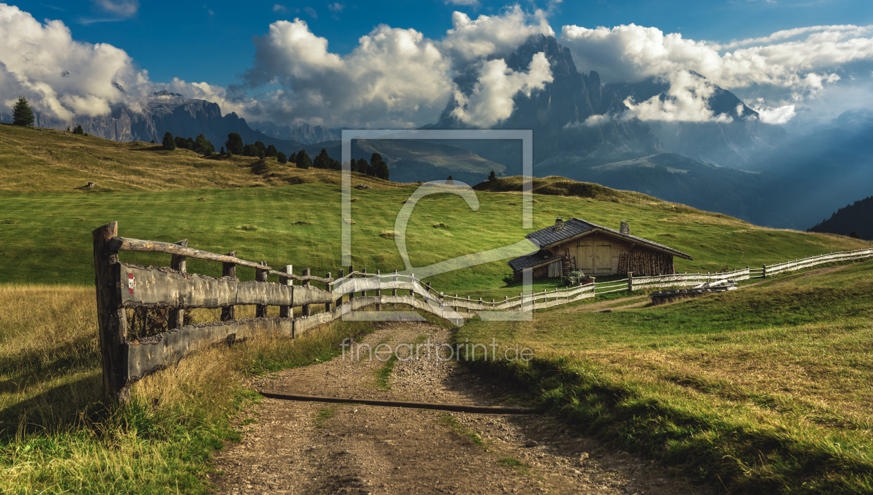 Bild-Nr.: 11599926 Dolomiten - Langkofel Almhüttel erstellt von Jean Claude Castor