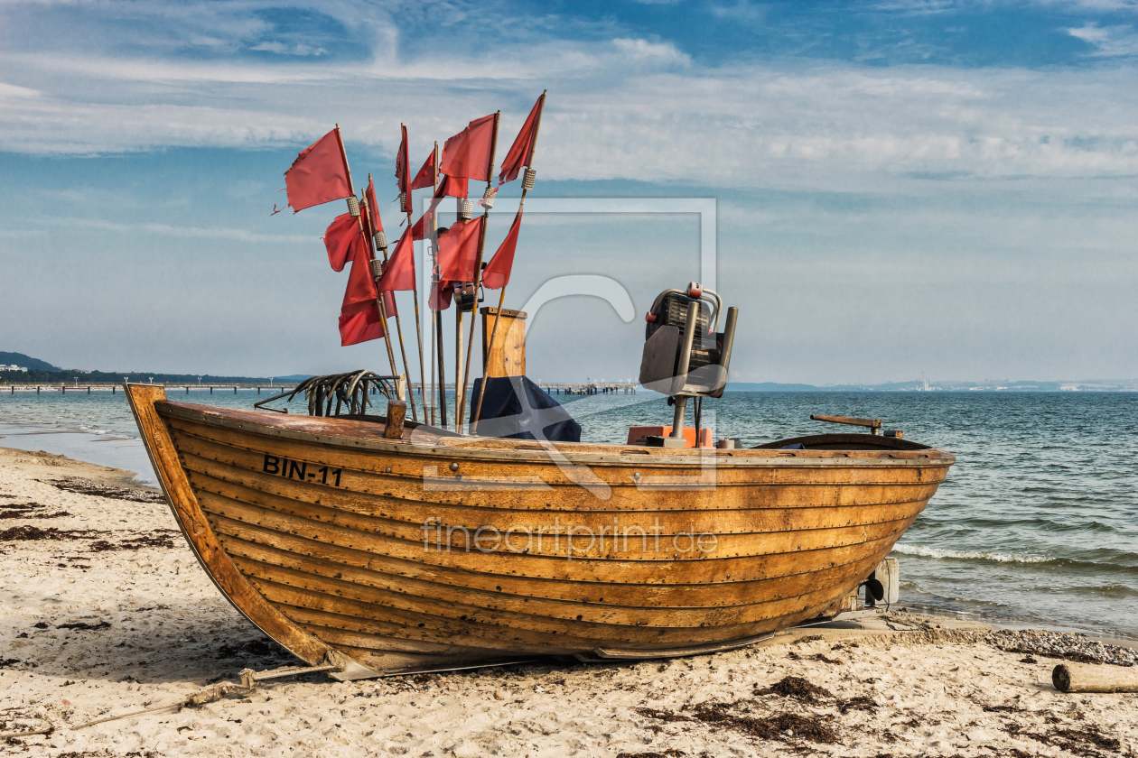 Bild-Nr.: 11601740 Ein Fischerboot am Strand der Ostsee erstellt von GCK