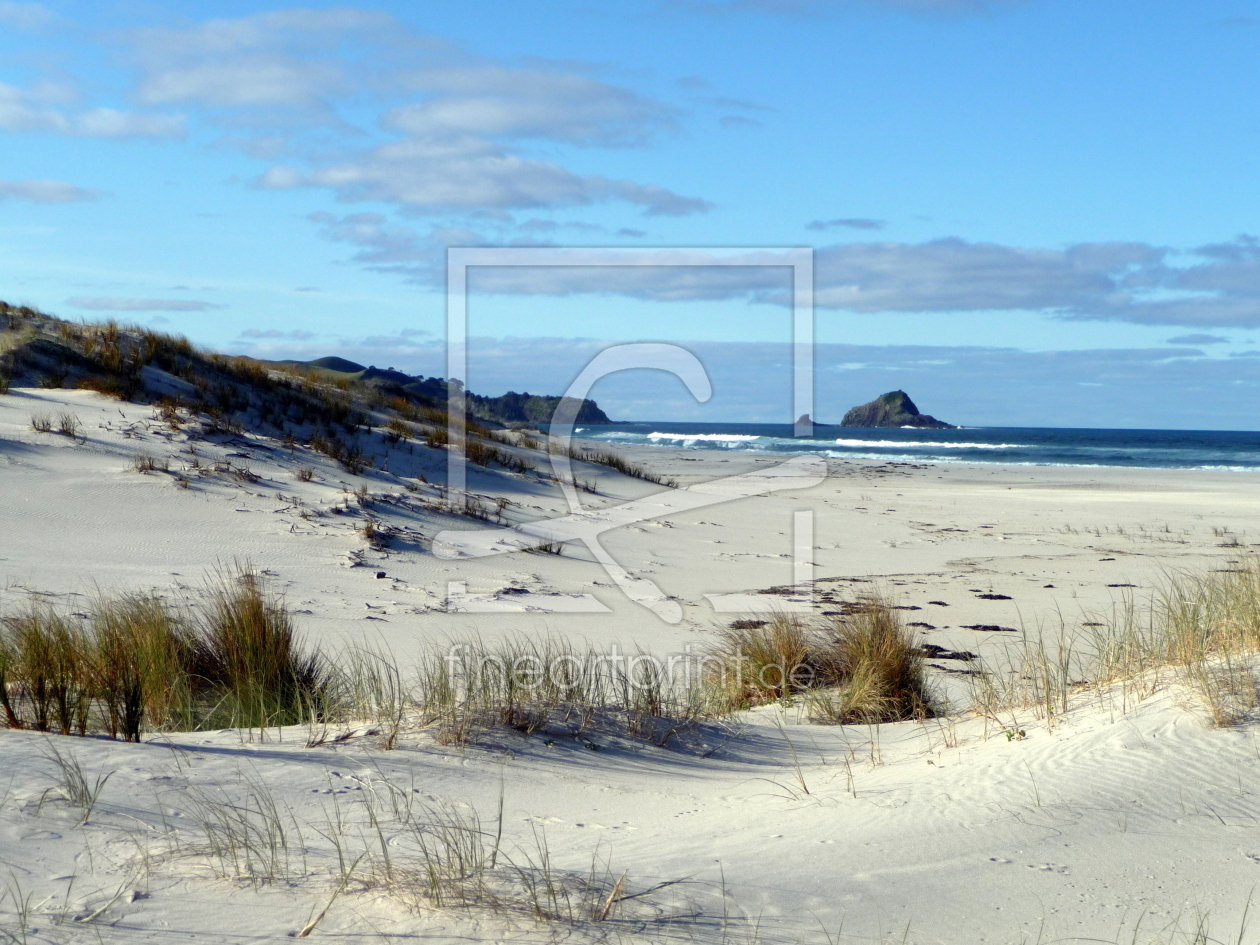 Bild-Nr.: 11602908 Einsamer Strand von Great Barrier Island, Neuseeland erstellt von PrintMediaDesign