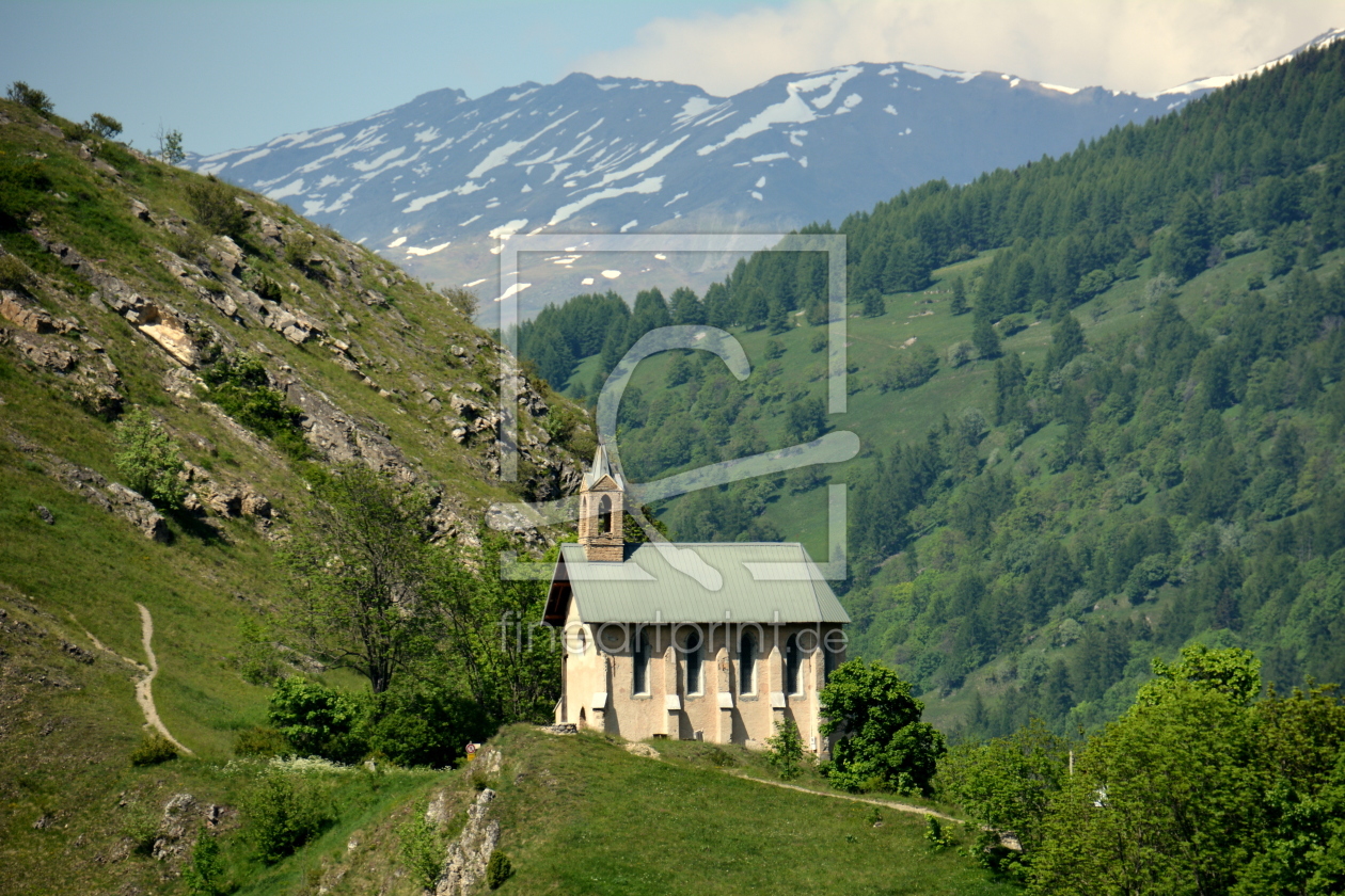 Bild-Nr.: 11621301 Kapelle in den französischen Alpen erstellt von GUGIGEI