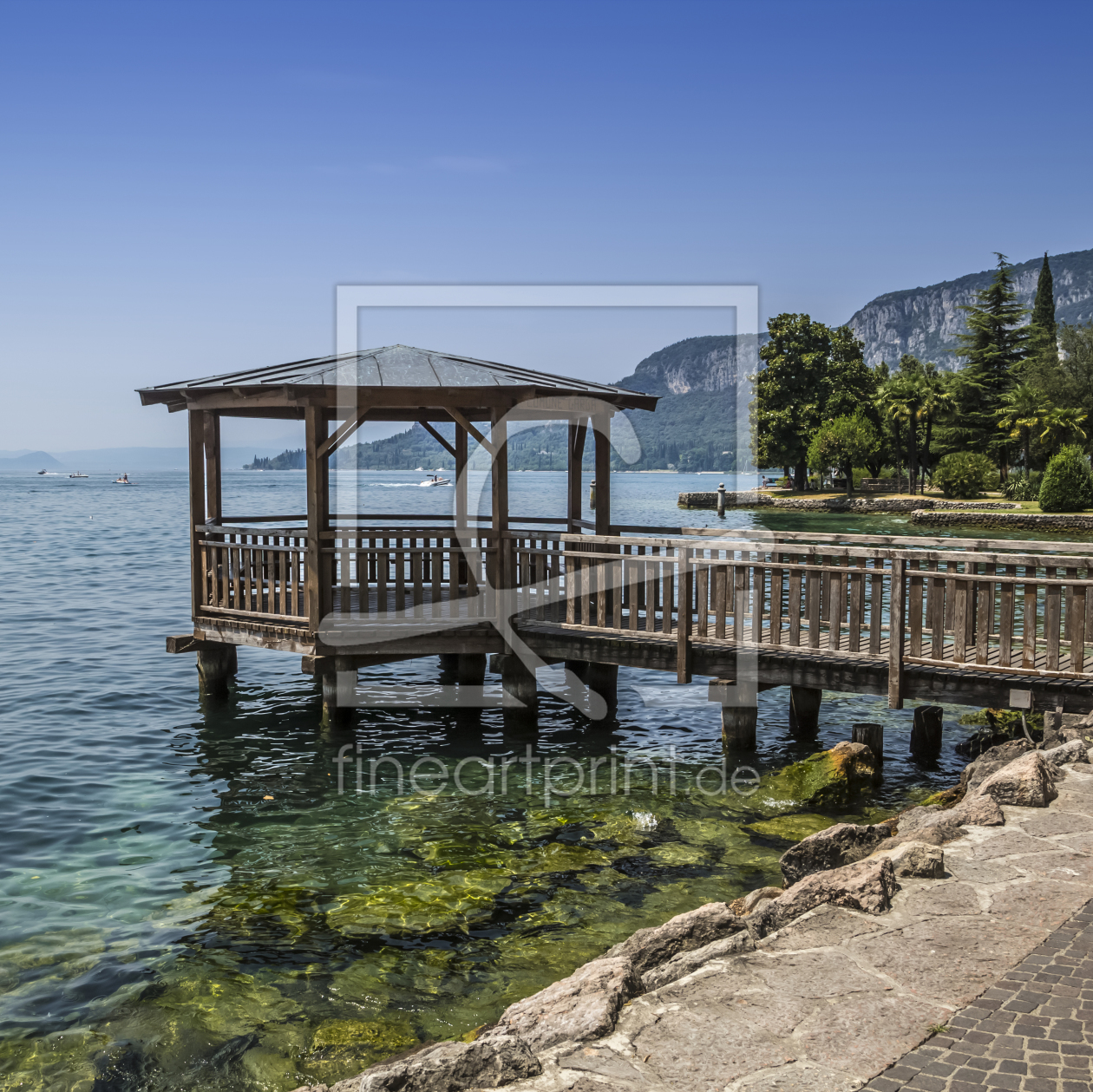 Bild-Nr.: 11623069 GARDASEE Uferpromenade von Garda  erstellt von Melanie Viola