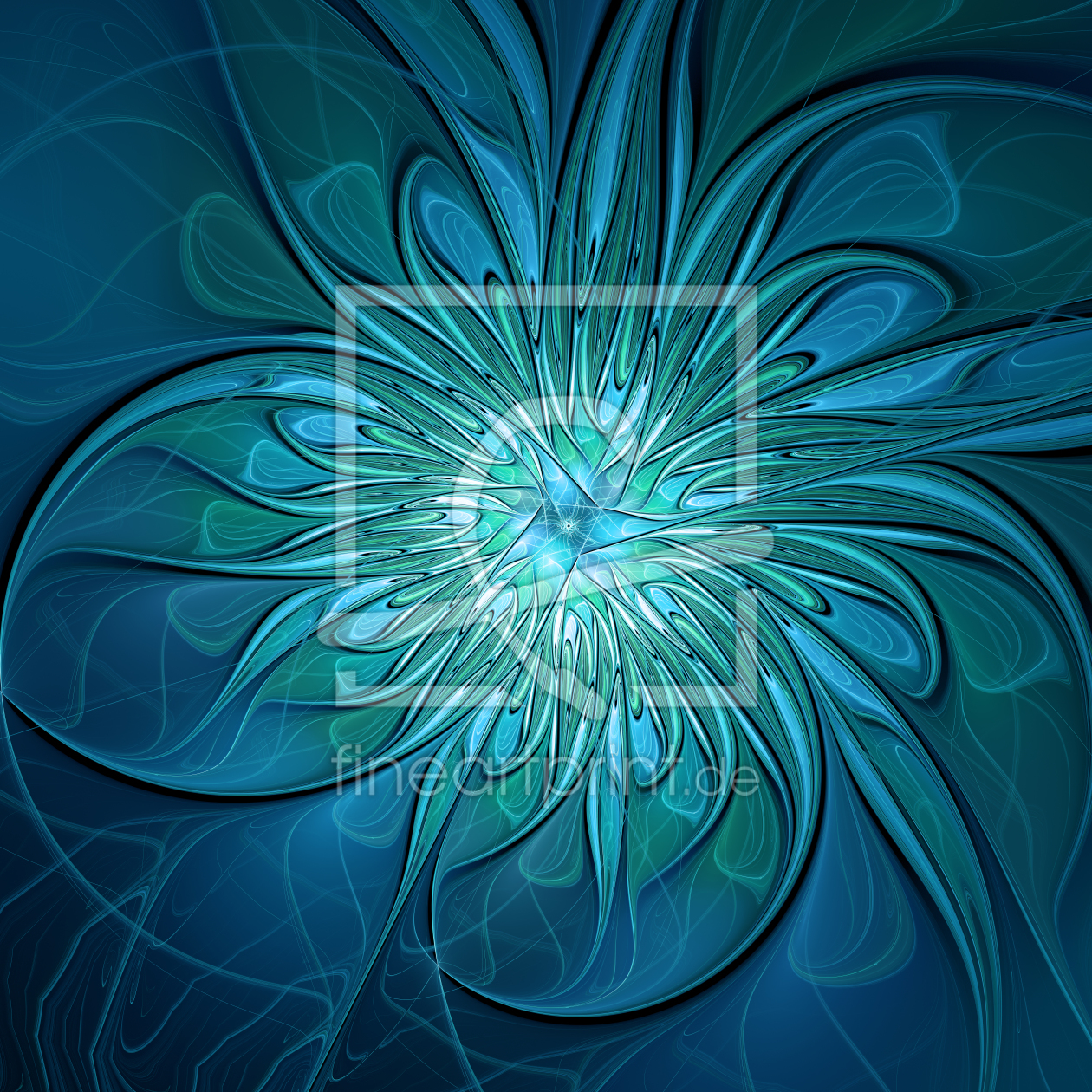 Bild-Nr.: 11627631 Flourish Blue erstellt von gabiw-art