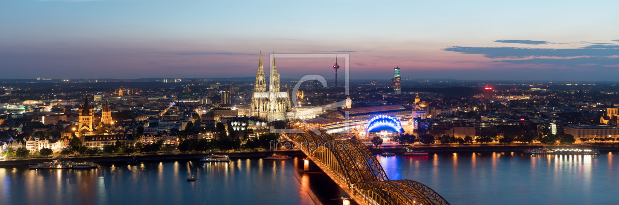 Bild-Nr.: 11629821 Köln Panorama erstellt von euregiophoto
