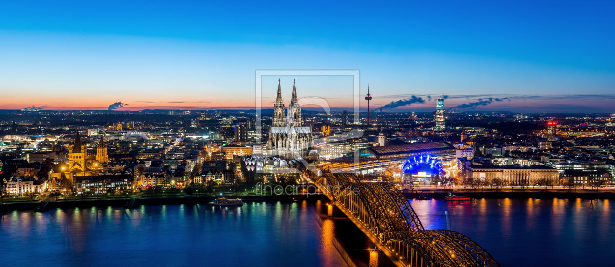 Bild-Nr.: 11630263 Köln Skyline Panorama erstellt von euregiophoto