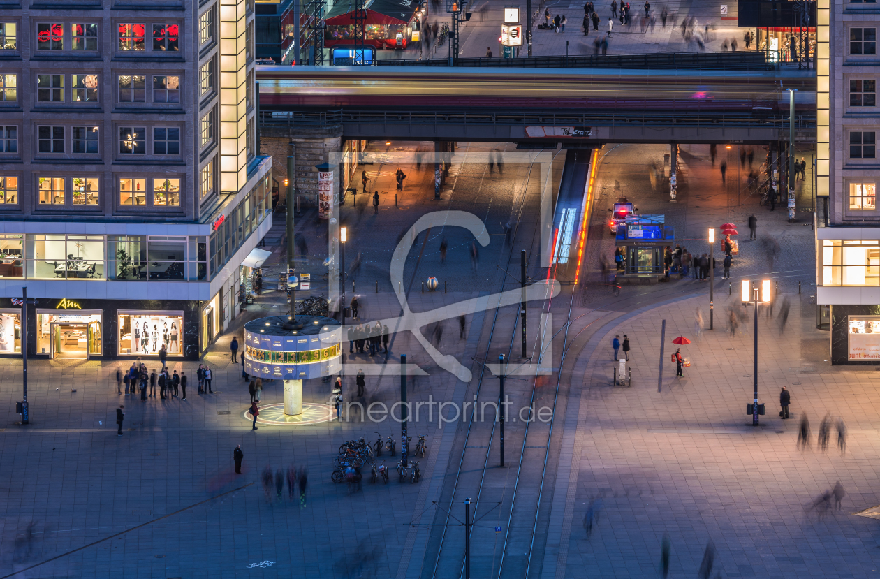 Bild-Nr.: 11641896 Berlin - Alexanderplatz mit Weltzeituhr  erstellt von Jean Claude Castor