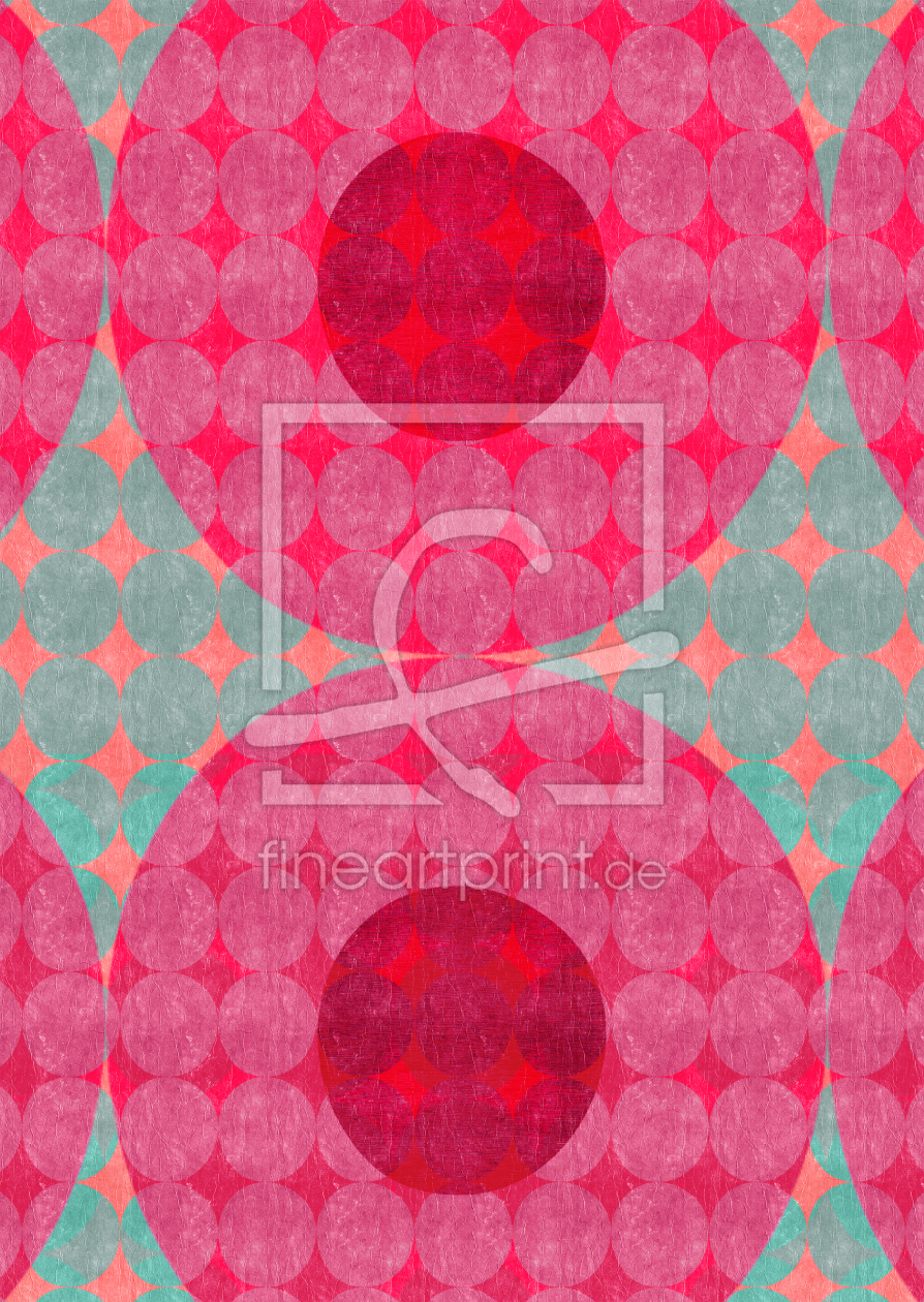 Bild-Nr.: 11642644 Punkte :: Violett - Rot - Türkis - Mandala erstellt von Sachers-Art
