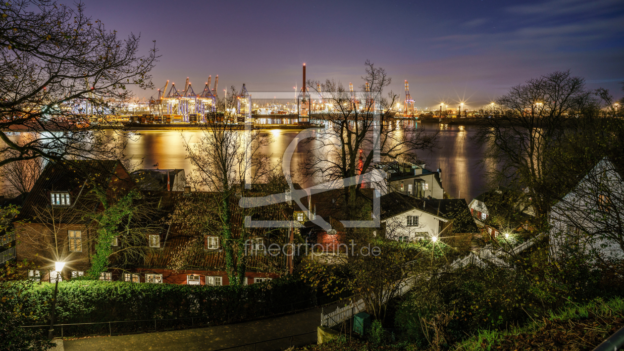 Bild-Nr.: 11642848 Hamburger Hafen vor der Elbchaussee erstellt von Daniel Heine