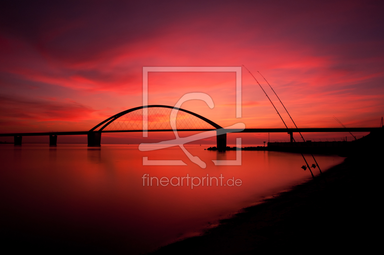Bild-Nr.: 11645006 Fehmarnsundbrücke bei Sonnenuntergang erstellt von Andreas Schott