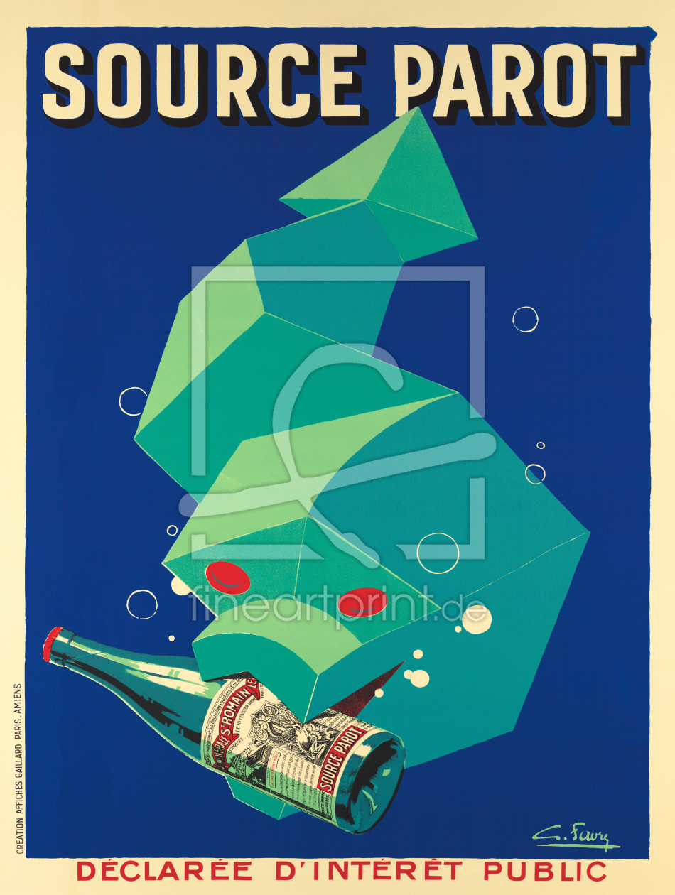 Bild-Nr.: 11645065 Source Parot by Georges Favre - 1930 erstellt von CASA-FINE-ARTS