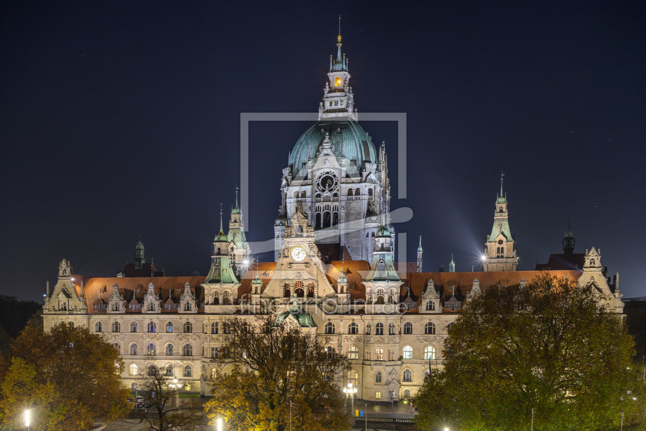 Bild-Nr.: 11645550 Neues Rathaus Hannover am Abend erstellt von panoramarx-de