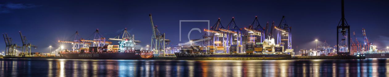 Bild-Nr.: 11649502 Hamburger Hafenpanorama erstellt von Daniel Heine