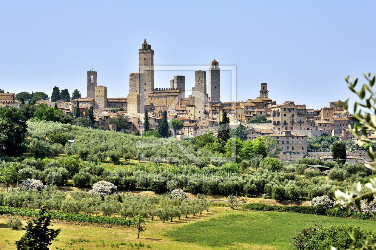 Bild-Nr.: 11653200 Skyline San Gimignano erstellt von KundenNr-160338