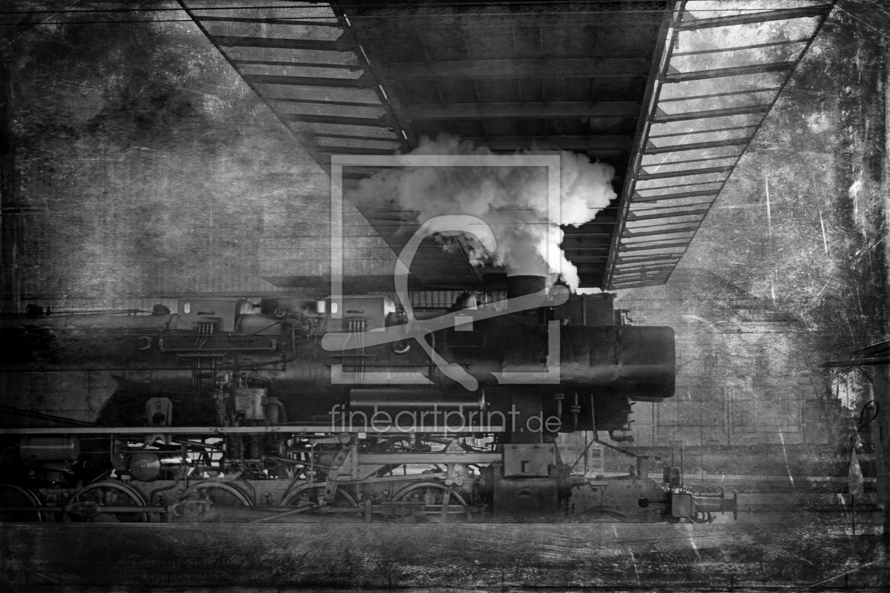 Bild-Nr.: 11653946 Dampflok retro erstellt von Heike Hultsch