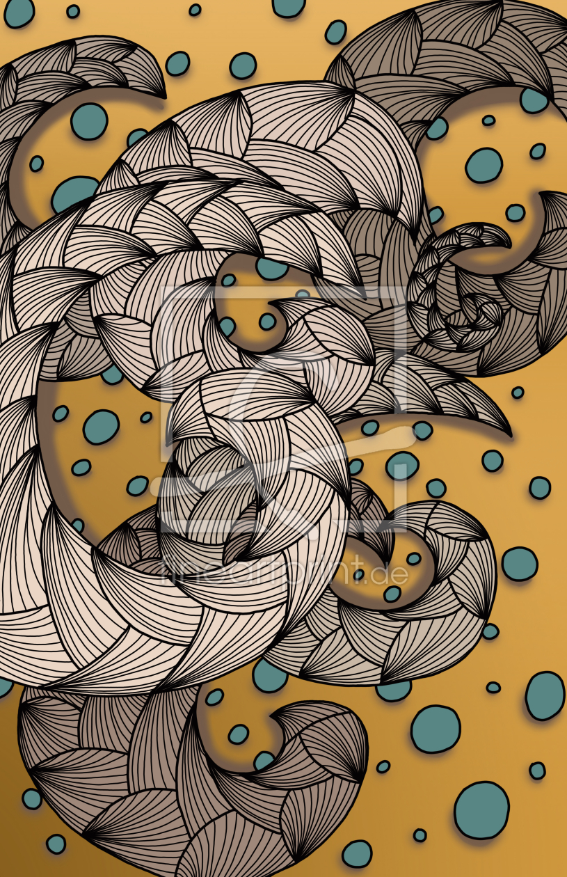 Bild-Nr.: 11656018 Graue Spiralen erstellt von MarusaArt