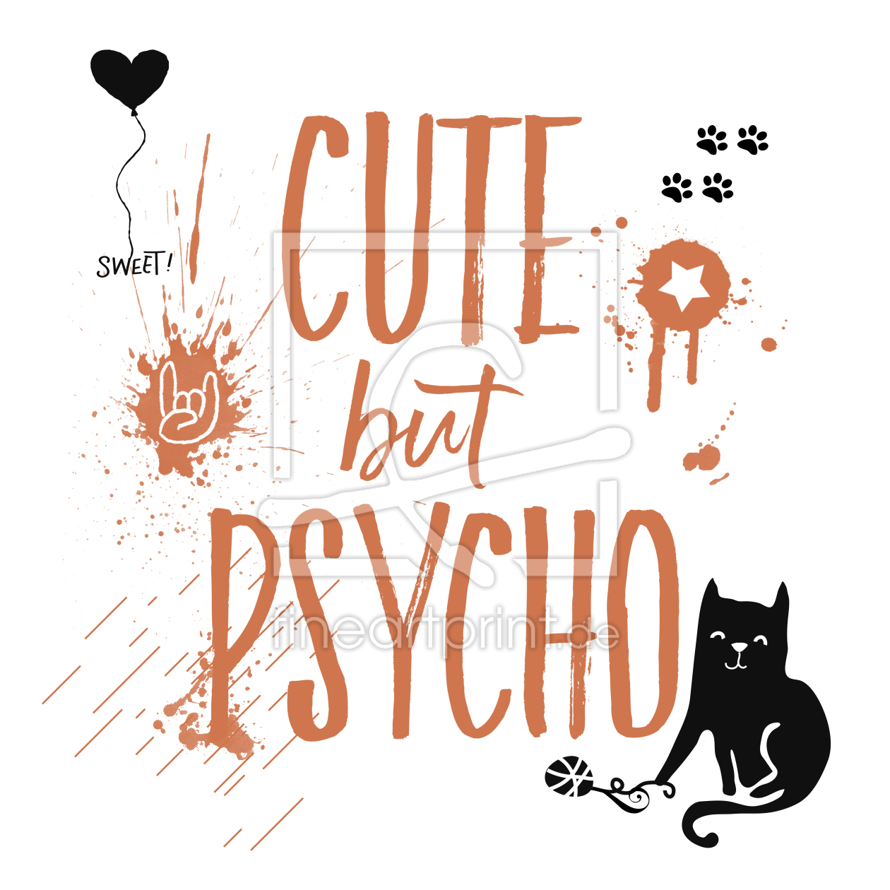 Bild-Nr.: 11665320 CUTE but PSYCHO | Cat erstellt von Melanie Viola