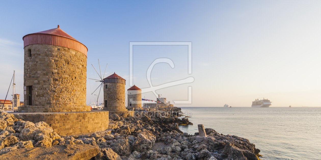 Bild-Nr.: 11666588 WINDMÜHLEN - RHODOS erstellt von dieterich